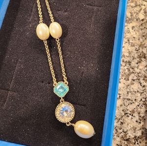 Heidi Daus Necklace and Matching Earrings